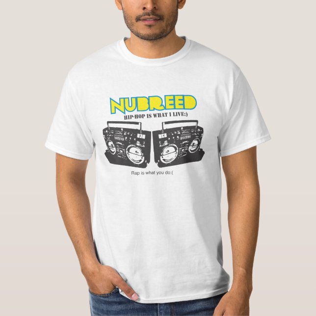 Verklig hip hop tee shirt (Framsida)