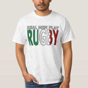 Verklig italien för manarlekRugby T-shirt