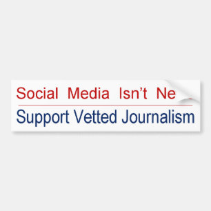 VERKLIG journalistik för service! Bildekal