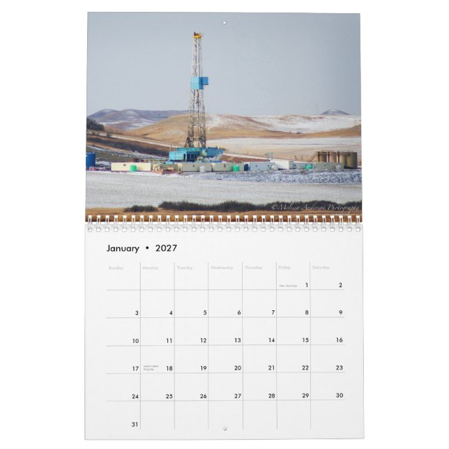 Verklig kalender för Oilfieldfruar 2013 (Jan 2027)