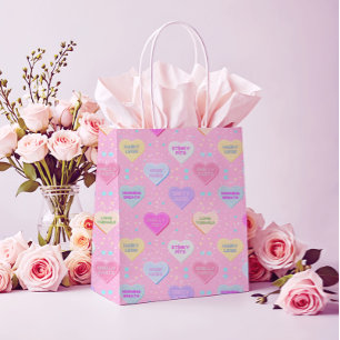 Verklig kärlek Rosa med godishjärtan och sanningar