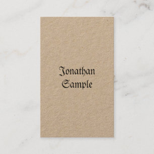 Verklig Kraft för elegant nostalgisk Retro vintage Visitkort