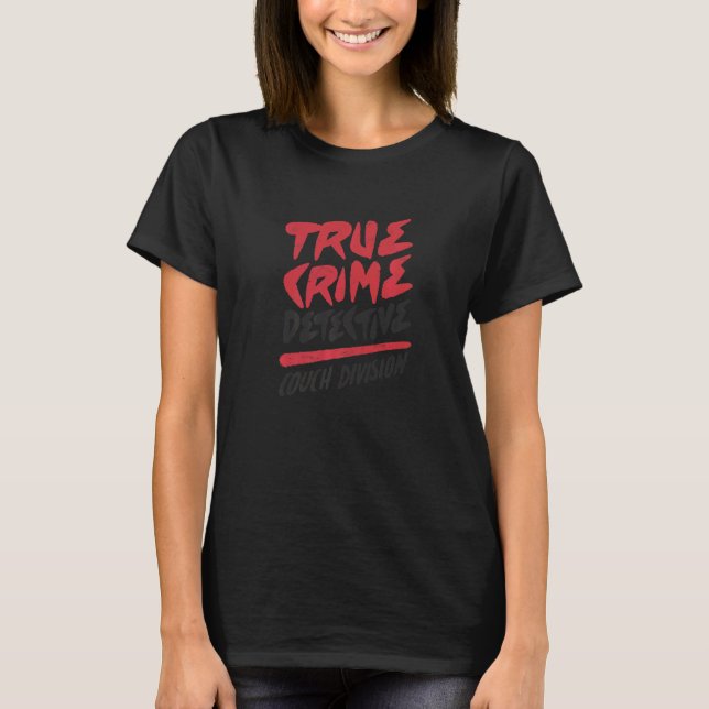 Verklig kriminalpolis t shirt (Framsida)