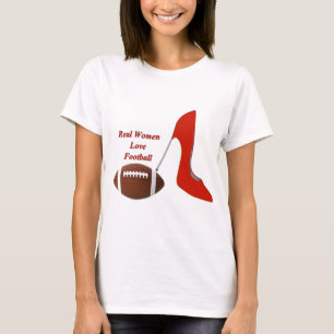 verklig kvinnakärlek football.jpg t shirt