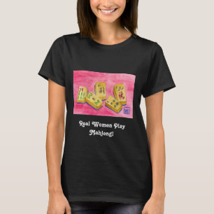 Verklig kvinnalek Mahjong T Shirt