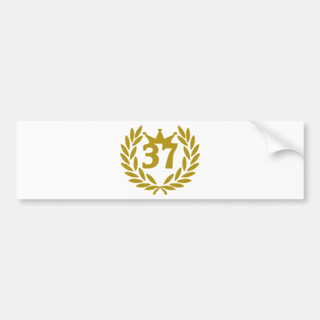 verklig-lagrar-krona 37 bildekal (Framsidan)
