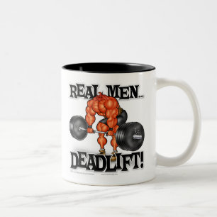 VERKLIG MANAR DEADLIFT! Två-Tonad MUGG