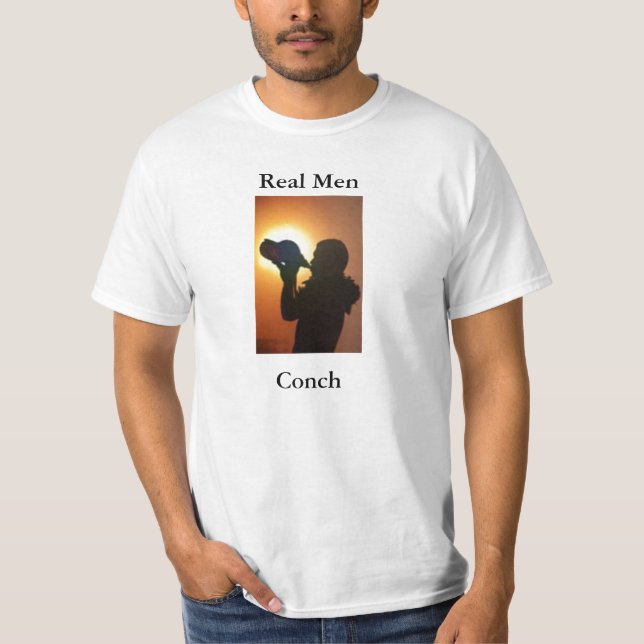 Verklig manarConch Tee Shirt (Framsida)