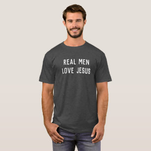 Verklig manarkärlek Jesus Tee Shirt