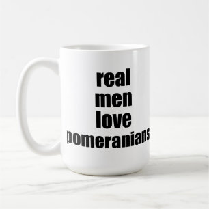 Verklig manarkärlek Pomeranians Kaffemugg