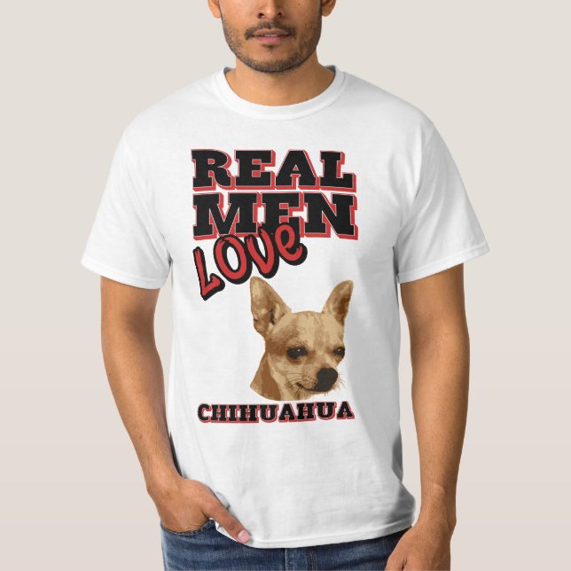 Verklig manarkärlekChihuahua Tee (Framsida)