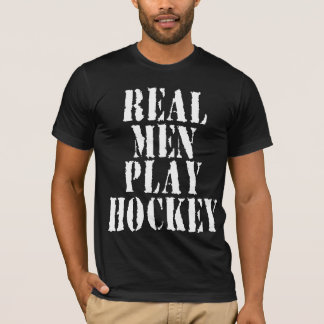 Verklig manarlekhockey t shirt