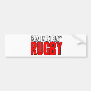 Verklig manarlekRugby Bildekal