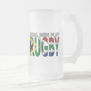 Verklig manarlekRugby Sydafrika Frostat Ölglas