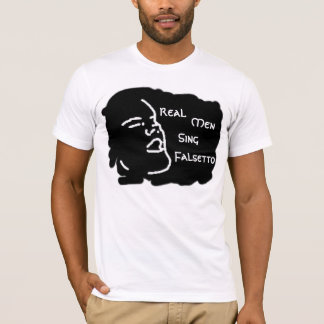 Verklig manarsjungafalsett t shirt