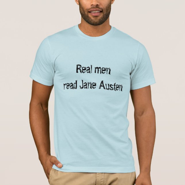 Verklig menread Jane Austen Tee Shirt (Framsida)