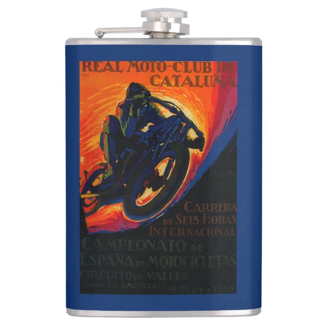 Verklig Moto klubbvintage PosterEurope Fickplunta (Framsidan)