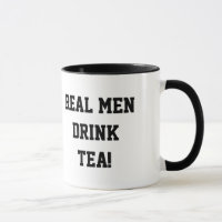 Verklig mugg för manardrinkTea