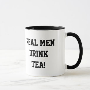 Verklig mugg för manardrinkTea