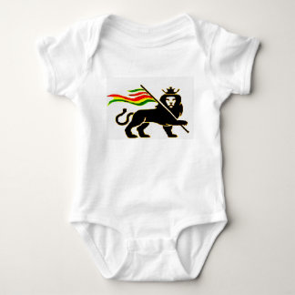 Verklig Rasta lejon baby Tee Shirt
