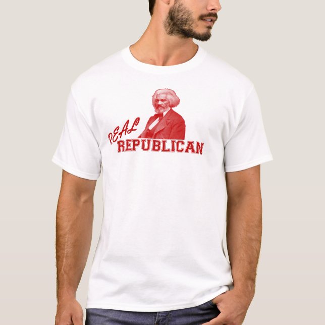 Verklig republikan, Frederick Douglass Tee Shirt (Framsida)