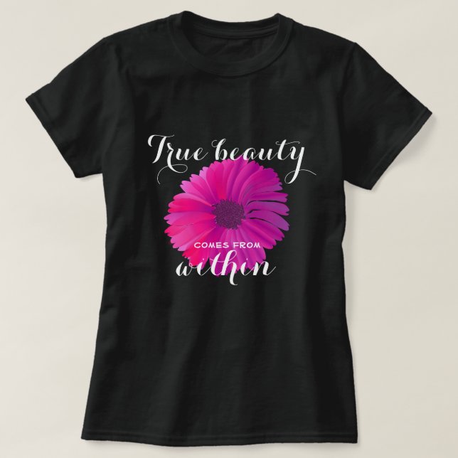 Verklig skönhet t shirt (Design framsida)