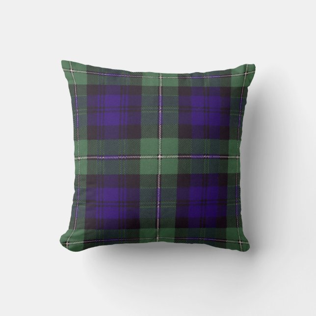 Verklig skotsk tartan - Forbes Kudde (Framsida)