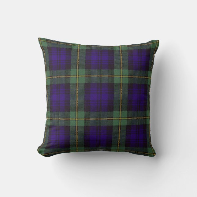 Verklig skotsk tartan - Gordon Kudde (Framsida)