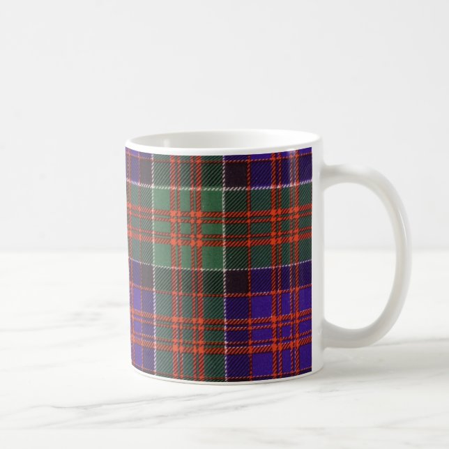 Verklig skotsk tartan - Macdonald av Clanranall Kaffemugg (Höger)