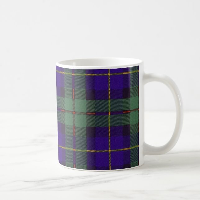 Verklig skotsk tartan - Macleod av Harris Kaffemugg (Höger)