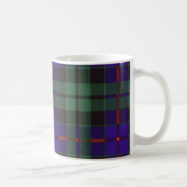 Verklig skotsk tartan - Morrison Kaffemugg (Höger)