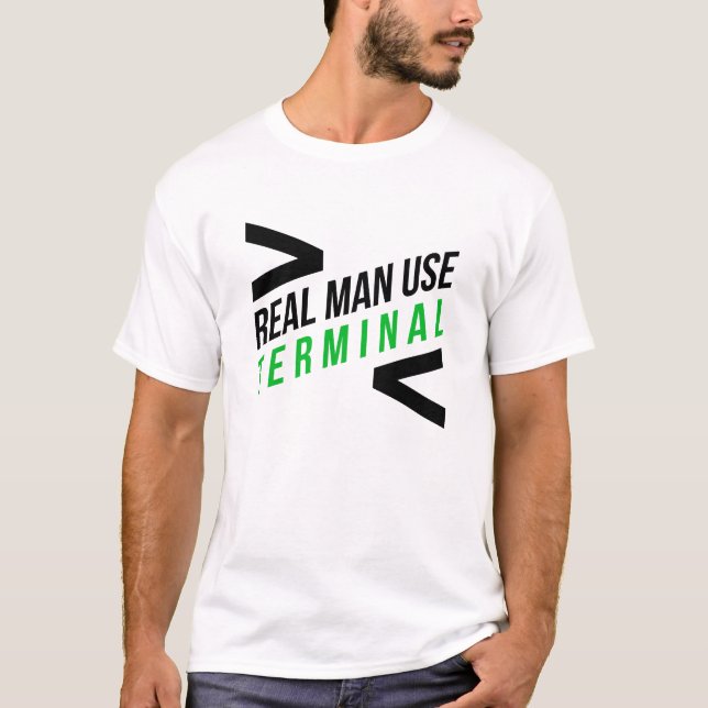 Verklig slutlig manaranvända tee shirt (Framsida)
