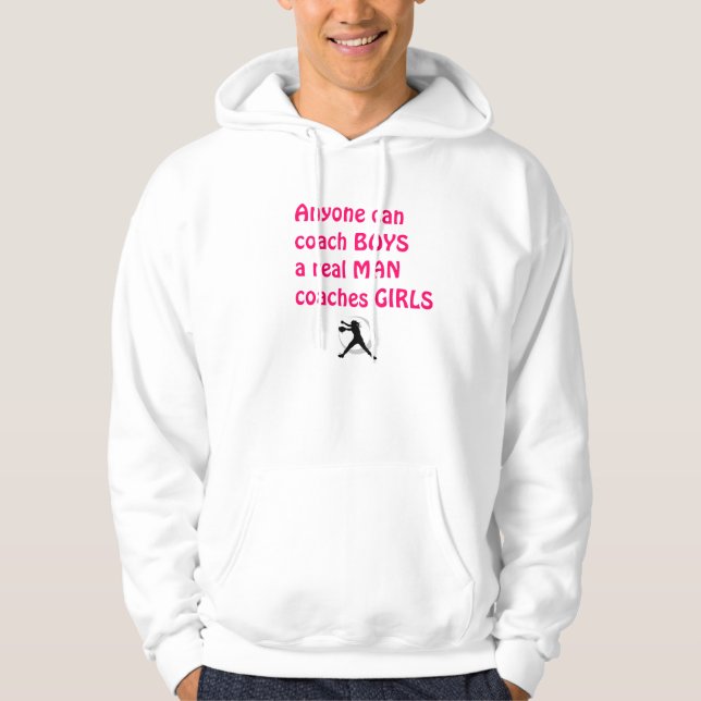 Verklig softball för sweatshirt (Framsida)
