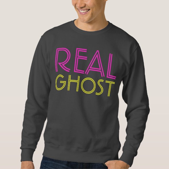 verklig spöke sweatshirt (Framsida)