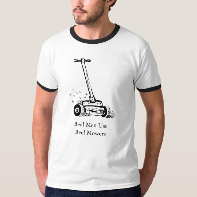 Verklig t-skjorta för gräsklippningsmaskiner för t shirt (Framsida)