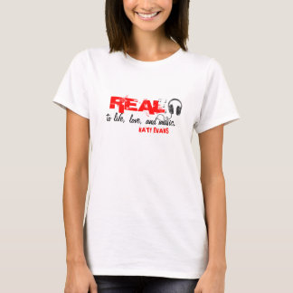 VERKLIG T-tröja (för Headphone) Tee Shirt