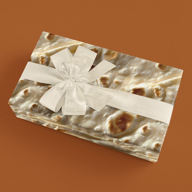 Verklig vetemjölstortilla presentpapper (Skapare uppladdad)