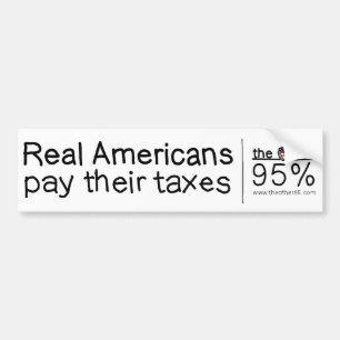 Verkliga amerikaner bildekal