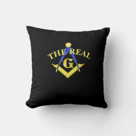 Verkliga G Masonic Kudde