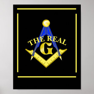 Verkliga G Masonic Poster