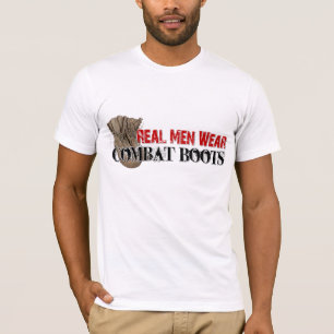 Verkliga kängor för manarbärastrid t shirt