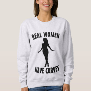 VERKLIGA KVINNOR HAR KURVOR PLUS SIZE T-SHIRTS