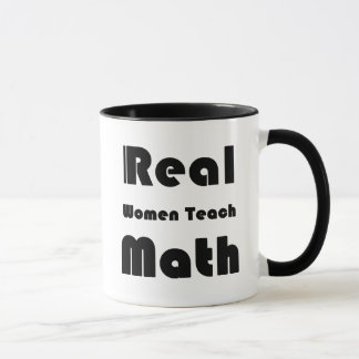 Verkliga kvinnor undervisar Math Mugg