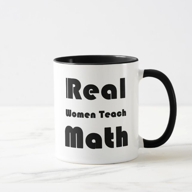Verkliga kvinnor undervisar Math Mugg (Höger)