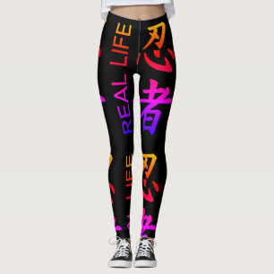 Verkliga livet"Ninja" damasker Leggings