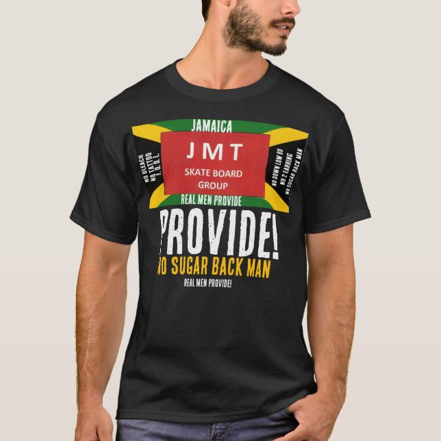 VERKLIGA MÄN TAR HAND OM T-Shirt (Framsida)