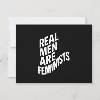 Verkliga Manar är feminister - feministiska citat OSA Kort