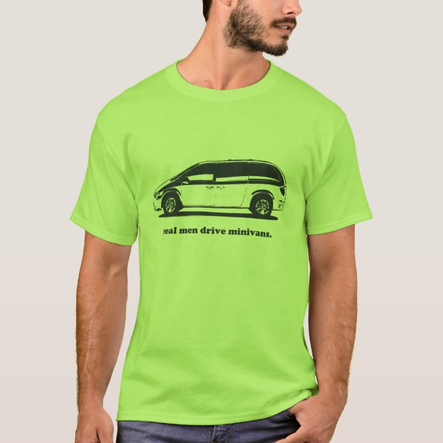 Verkliga manardrevminivan t shirt (Framsida)