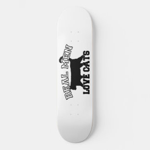 Verkliga manarkärlekkatter mini skateboard bräda 18,5 cm