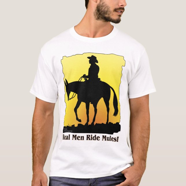 Verkliga manarrittMules T Shirt (Framsida)